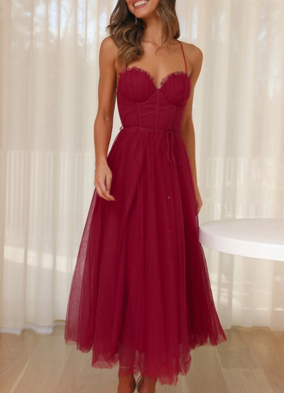 Ärmelloses Midi-Kleid - Stilvolles und Bequemes Kleid für Jeden Anlass