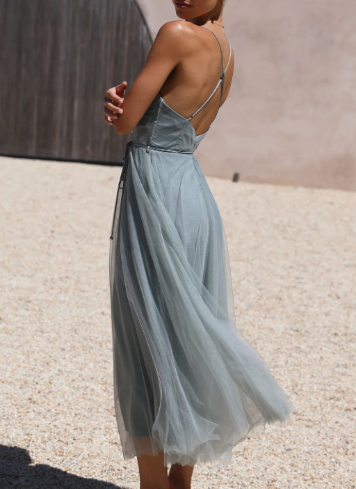 Ärmelloses Midi-Kleid - Stilvolles und Bequemes Kleid für Jeden Anlass