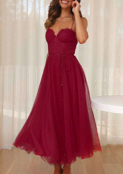 Ärmelloses Midi-Kleid - Stilvolles und Bequemes Kleid für Jeden Anlass