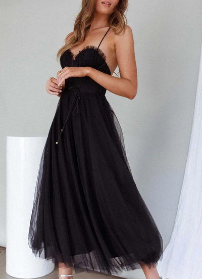 Ärmelloses Midi-Kleid - Stilvolles und Bequemes Kleid für Jeden Anlass