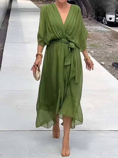 Elegantes Langes Sommerkleid für Stilvolle Tage
