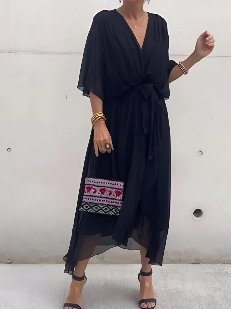 Elegantes Langes Sommerkleid für Stilvolle Tage