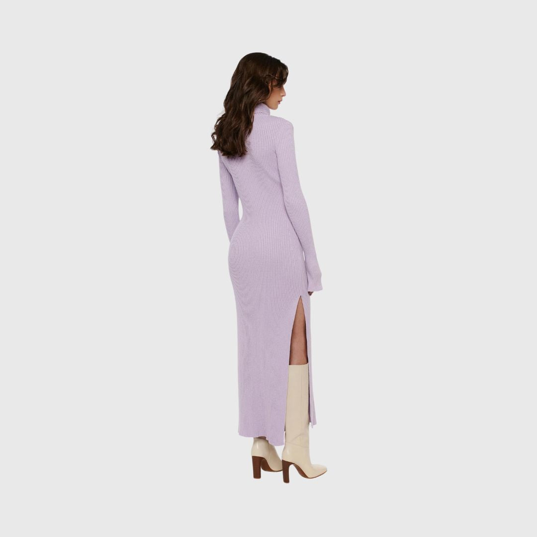 Elegantes Strickkleid - Orchidee für besondere Anlässe