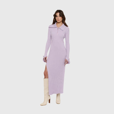 Elegantes Strickkleid - Orchidee für besondere Anlässe