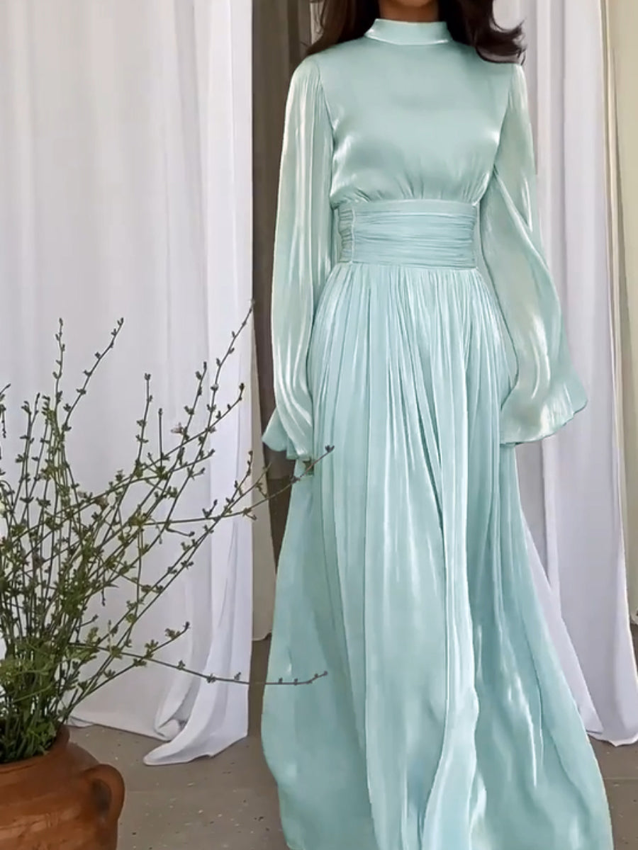 Hübsches Maxikleid mit Bindegürtel für Damen