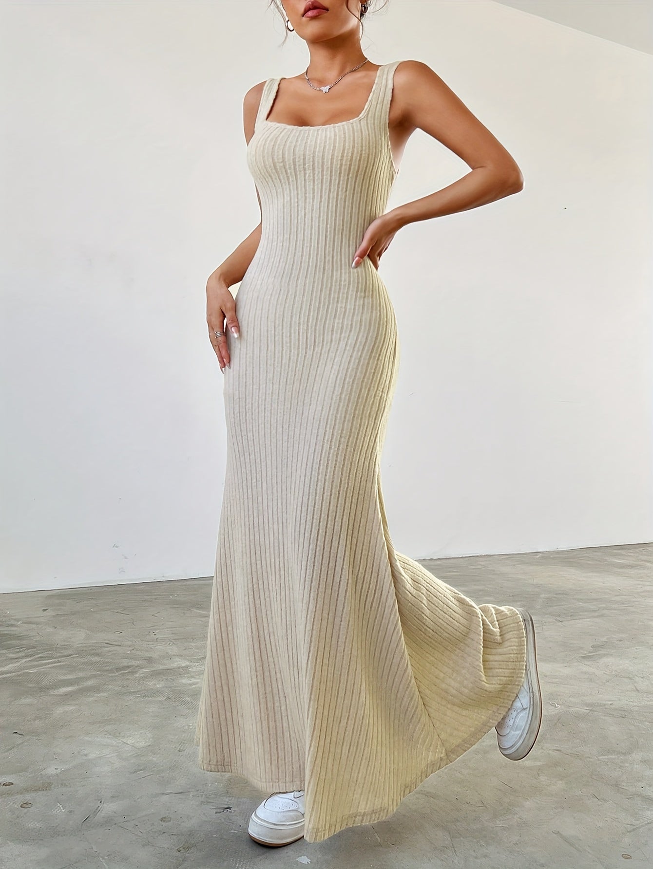 Elegantes Maxi Kleid und Top Set für Frauen