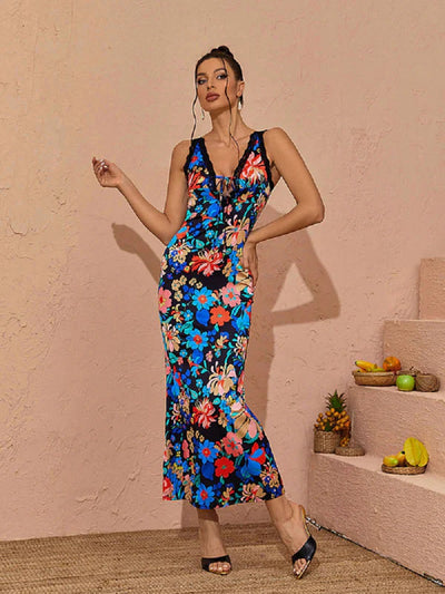 Wunderschönes Elegantes Langes Kleid für Damen