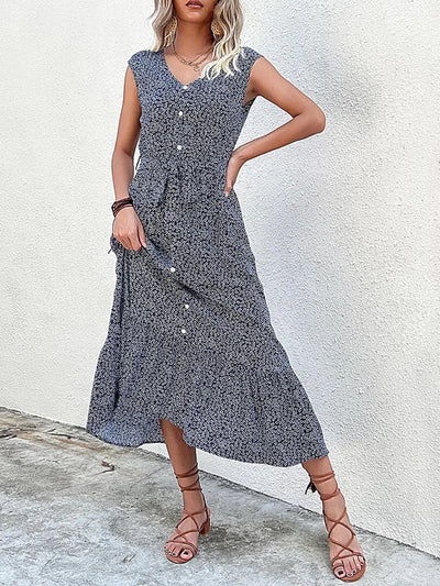 Elegantes Kleid Mit Schmeichelhafter Silhouette Für Frauen