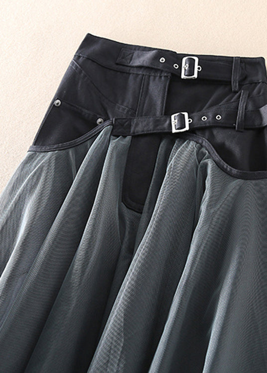 Eleganter Tüll-Patchwork-Maxirock für besondere Anlässe