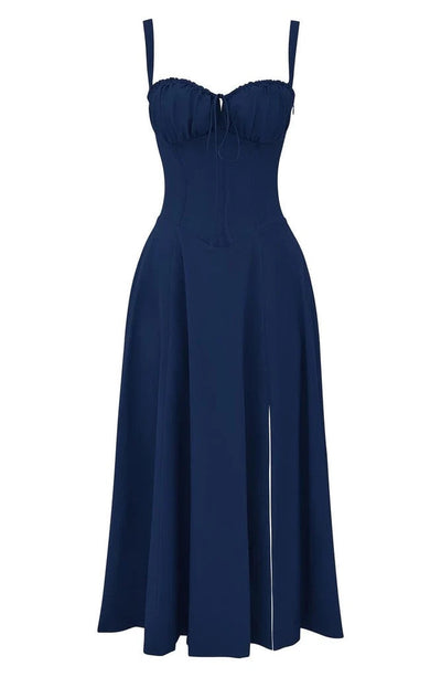 Floral Kleid | Elegant sommer sleeveless Midi Frauenkleid