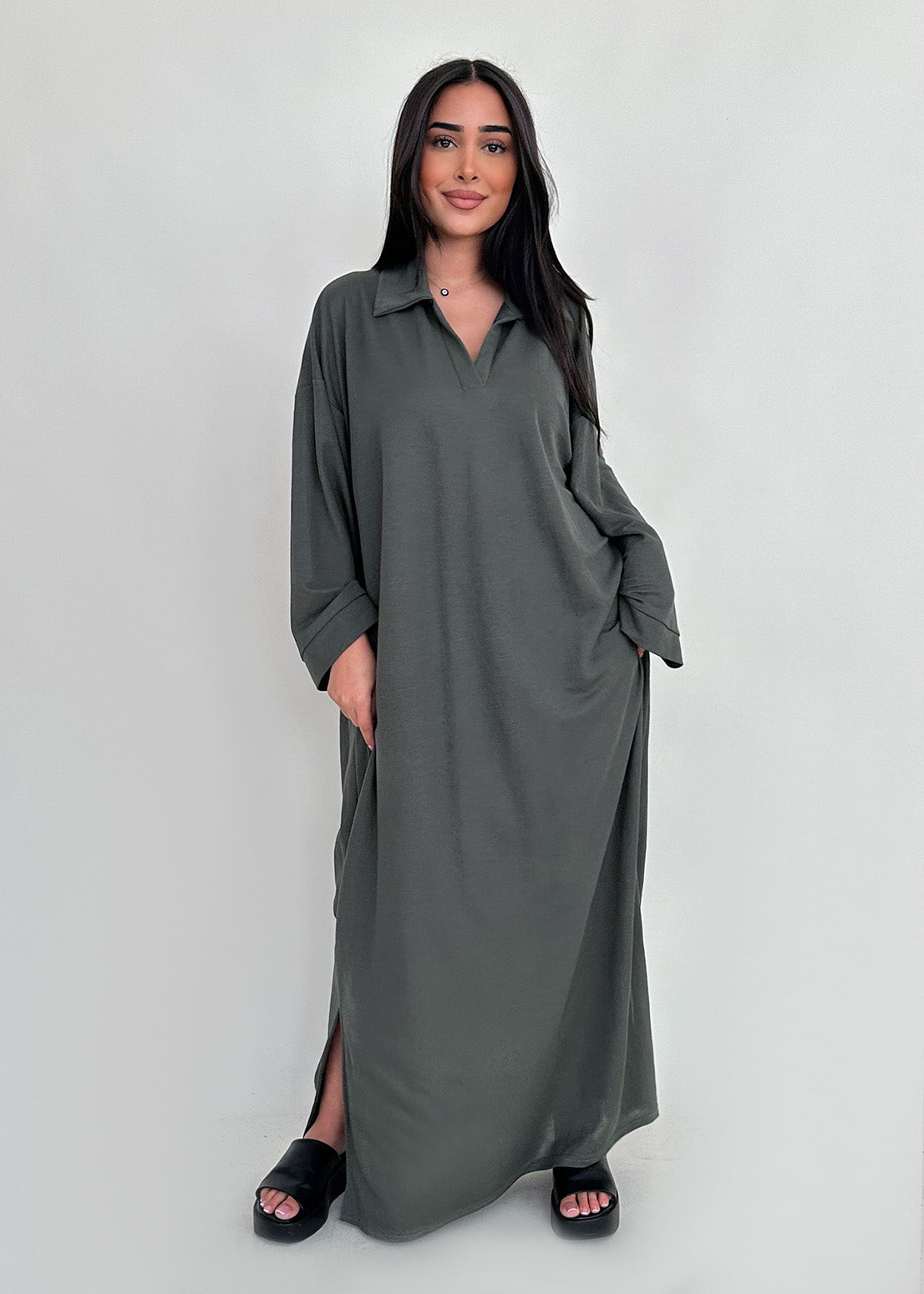 Anmutiges Weites Kleid für Frauen 2024