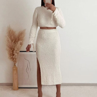 Eleganter Maxirock mit Seitenschlitz für Damen