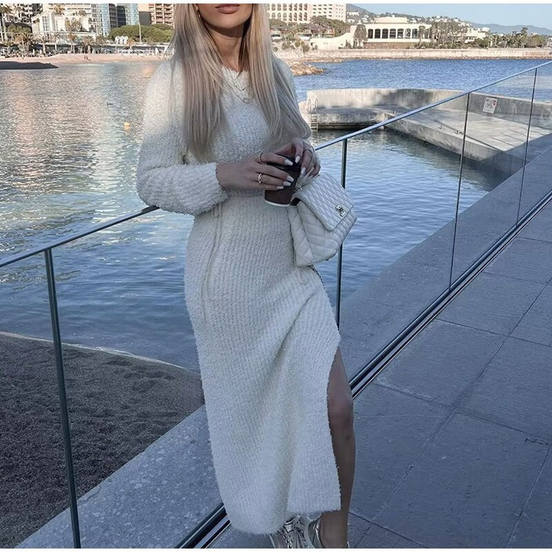 Eleganter Maxirock mit Seitenschlitz für Damen