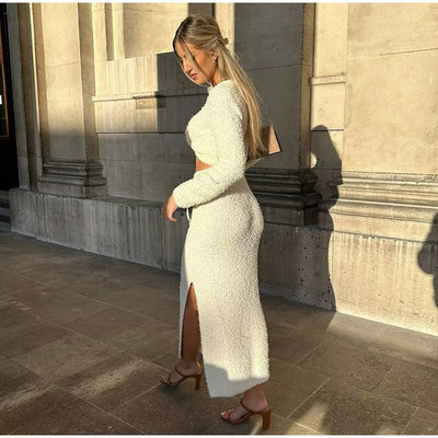 Eleganter Maxirock mit Seitenschlitz für Damen