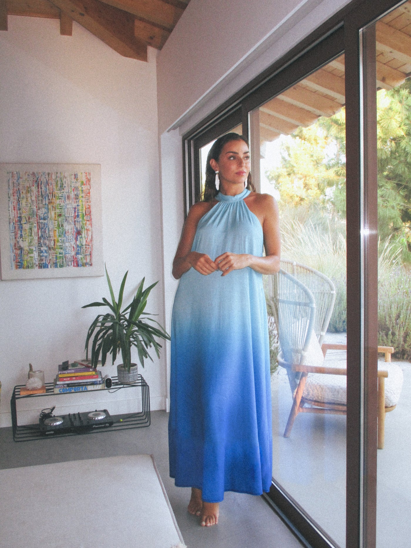 Bequemes Kleid x VANESSA MARTINS - BLAU